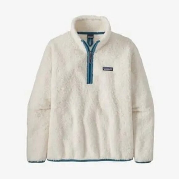 Patagonia Womens M Half Zip Up Pull Over Fleece cabincore cozy lounge wear - Picture 1 of 6